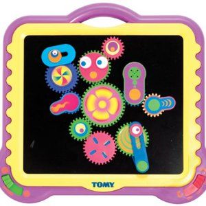 Tomy Gearation Mechanical Magnetic Gear Board & Gears